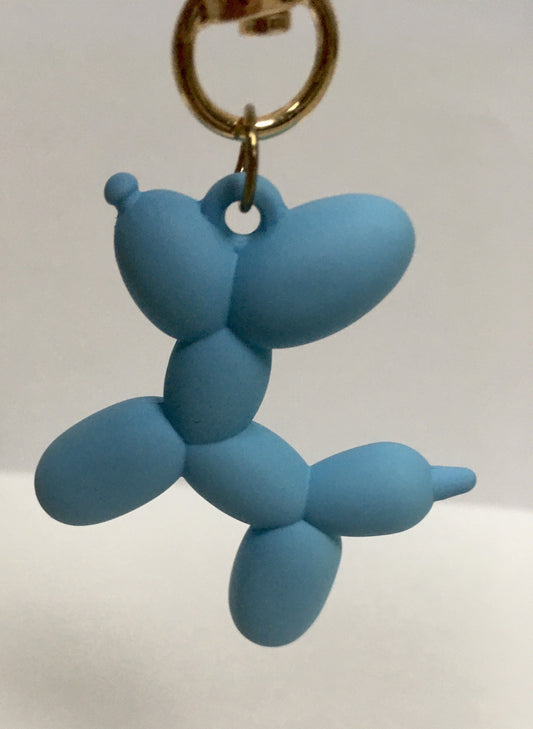 Balloon Dog Keychain - Matte Sky Blue