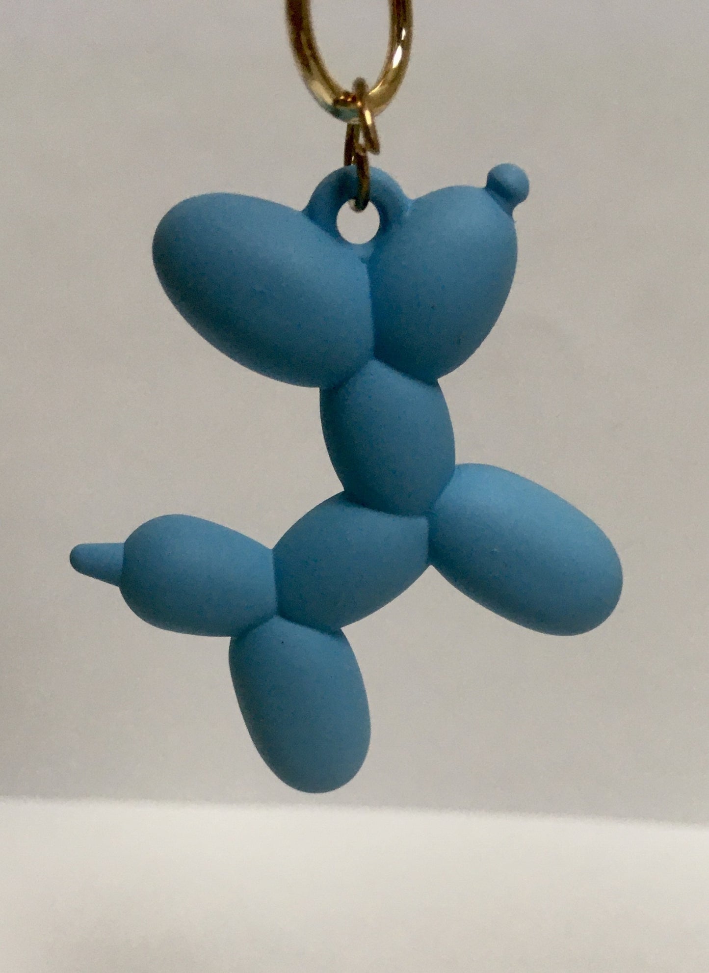 Balloon Dog Keychain - Matte Sky Blue