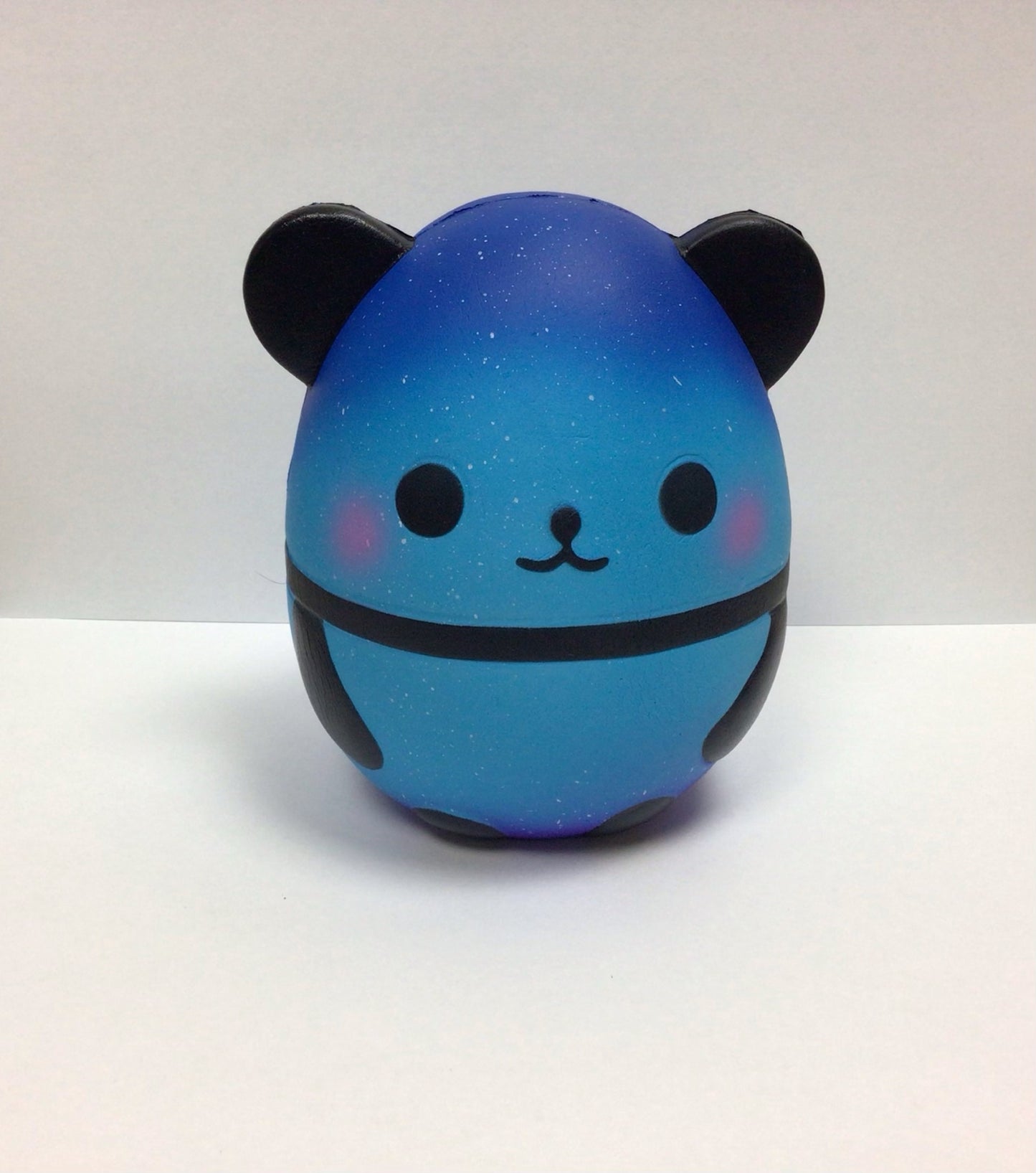 Panda Egg Squishy - Dark Blue Ombre