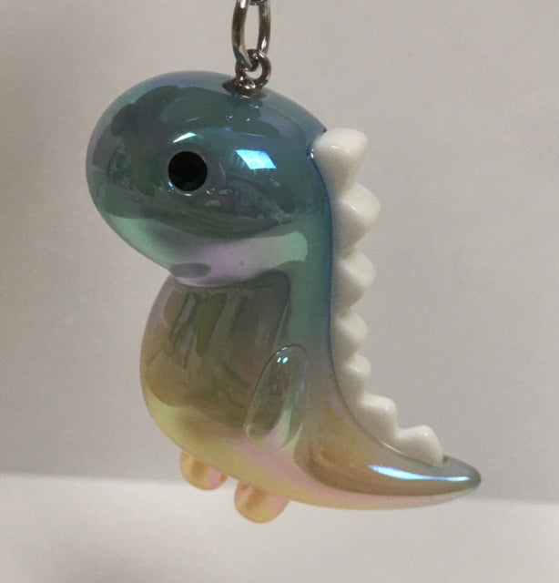 Dinosaur Keychain - It's Giving Beachy Vibes