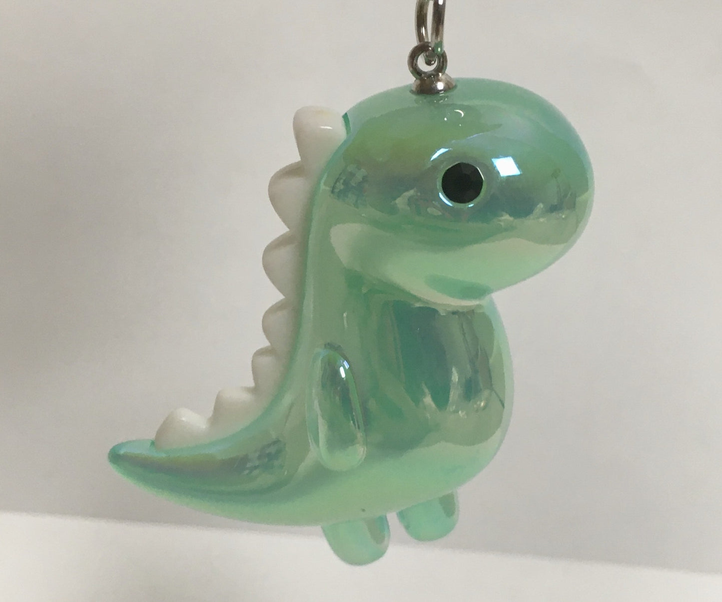 Dinosaur Keychain - Seafoam